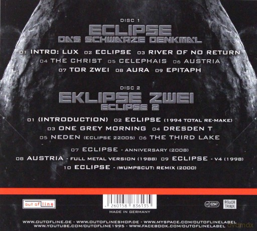 Kirlian Camera: Eclipse Das Schwarze Denkmal (Deluxe Edition) (digipack) [2CD]