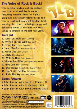 John Lawton Band: Shakin The Tale [DVD]