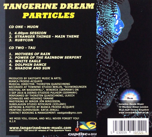 Tangerine Dream: Particles [2CD]