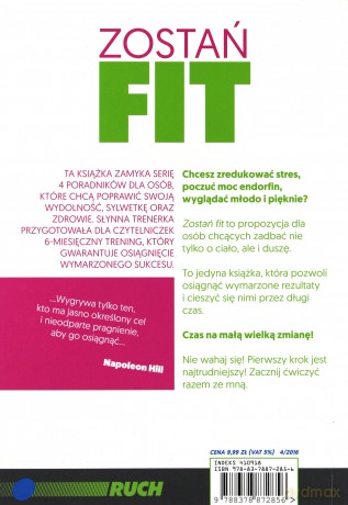 Zostań fit. Trening E & trening F - Natalia Gacka [KSIĄŻKA]