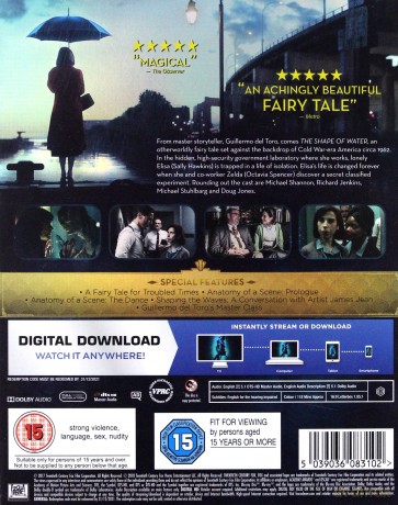 The Shape of Water (Kształt wody) [Blu-Ray]