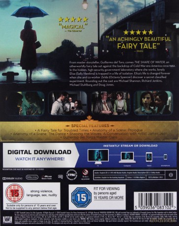 The Shape of Water (Kształt wody) [Blu-Ray]