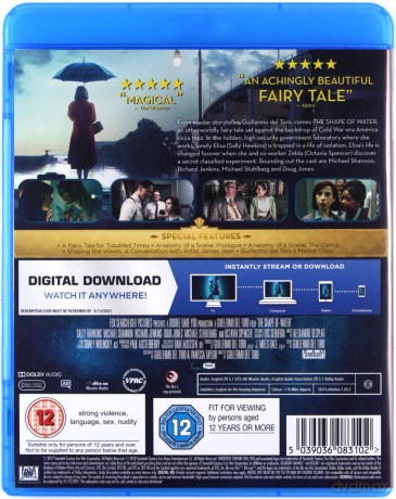 The Shape of Water (Kształt wody) [Blu-Ray]