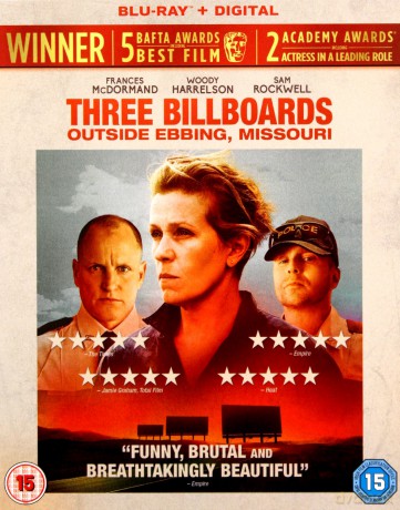 Three Billboards Outside Ebbing, Missouri [Blu-Ray]