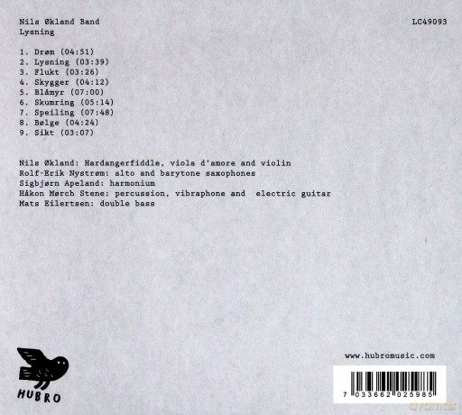 Nils Okland Band: Lysning [CD]