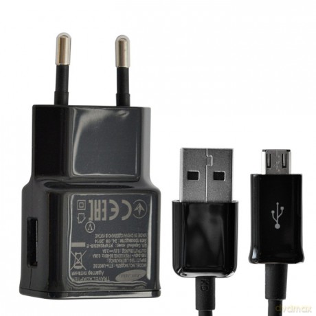 Ładowarka sieciowa Samsung ETA-U90EBE + kabel ECB-DU4EBE 2A czarna bulk