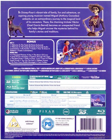 Coco [Blu-ray 3D]+[2xBlu-Ray]
