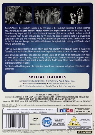 The Avengers - Tunnel of Fear [DVD]