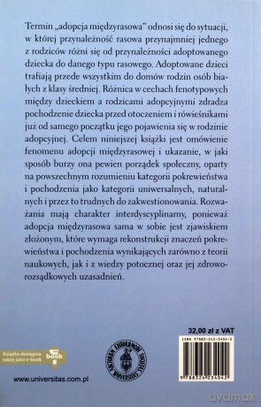 Adopcja międzyrasowa. Refleksje nad pokrewieństwem - Łukasz Albański [KSIĄŻKA]