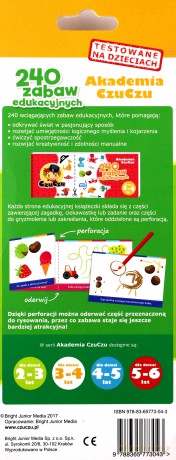 Akademia CzuCzu 3-4 lata [KSIĄŻKA]