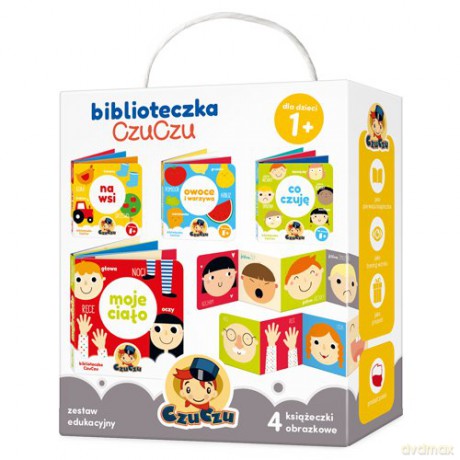 Biblioteczka CzuCzu - Zestaw edukacyjny [KSIĄŻKA]