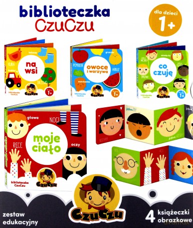 Biblioteczka CzuCzu - Zestaw edukacyjny [KSIĄŻKA]