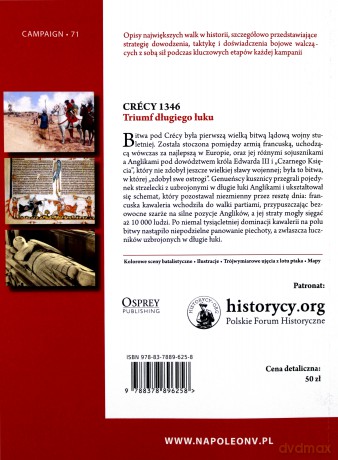 Crcy 1346. Triumf długiego łuku - David Nicolle [KSIĄŻKA]