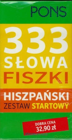 Fiszki na start! 333 słowa. Hiszpański [KSIĄŻKA]
