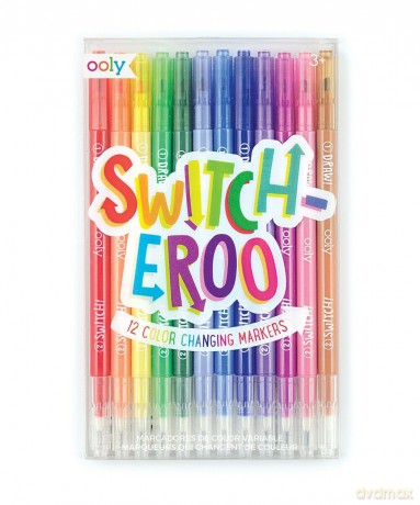 Flamastry zmieniające kolor Switch-Eroo 12 sztuk