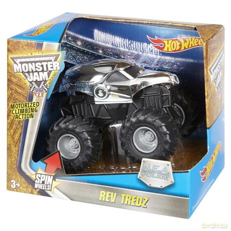 Hot Wheels Monster Jam NEA Police Rev Tredz