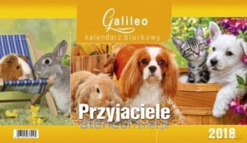 Kalendarz 2018 Biurkowy Galileo Przyjaciele [KALENDARZ]
