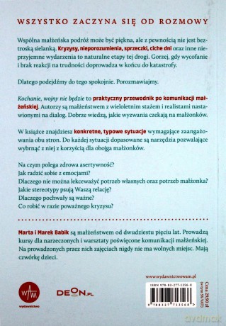 Kochanie, wojny nie będzie - Marta Babik, Marek Babik [KSIĄŻKA]