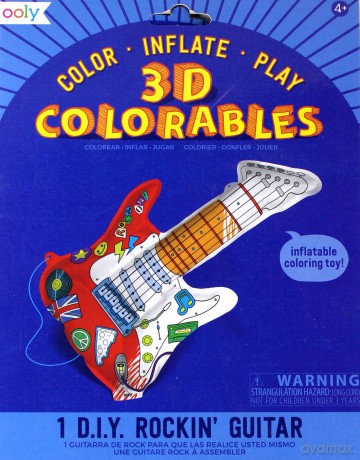 Kolorowanka 3D Gitara