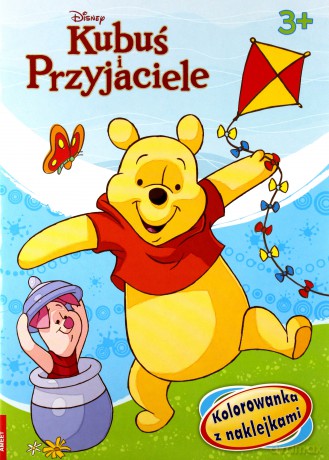 Kolorowanka z naklejkami. Kubuś i przyjaciele [KSIĄŻKA]