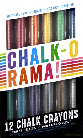 Kreda w kredce Chalk-O-Rama 12 sztuk