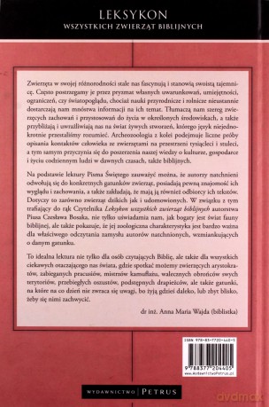 Leksykon wszystkich zwierząt biblijnych - Czesław Bosak [KSIĄŻKA]