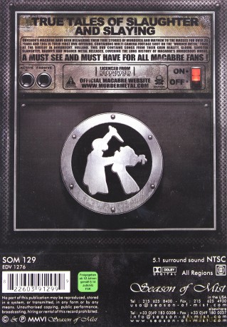 Macabre: Live In Holland - True Tales Of Slaughter And Slaying  [DVD]