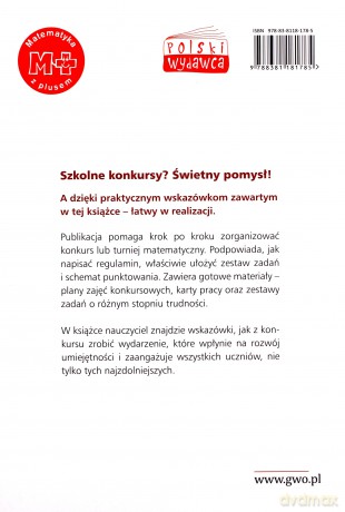 Matematyka. Organizuję konkursy w 4-6 Szkoła podstawowa [KSIĄŻKA]