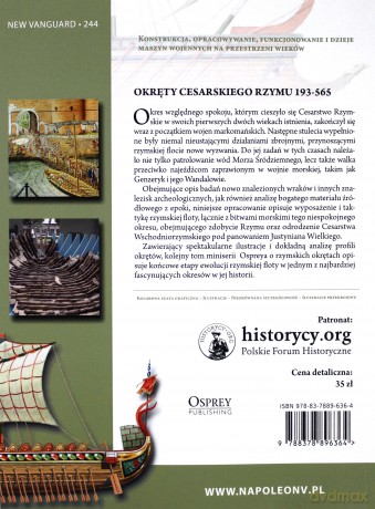 Okręty cesarskiego Rzymu 193-565 - Raffaele D'Amato [KSIĄŻKA]