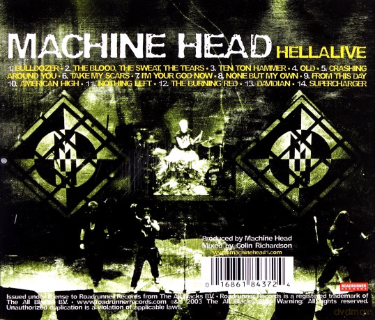 Machine Head: Hellalive [CD]