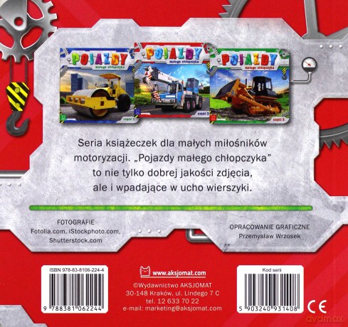Pojazdy małego chłopczyka. Część 2 [KSIĄŻKA]
