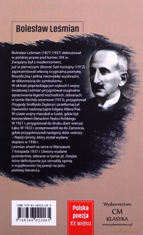 Polska poezja XXw. Poezja. Sad rozstajny - Bolesław Leśmian [KSIĄŻKA]