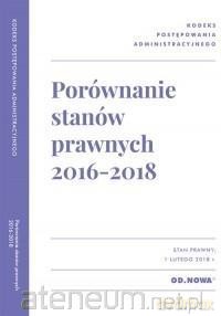 Porównanie stanów prawnych KPA 2016-2018 [KSIĄŻKA]