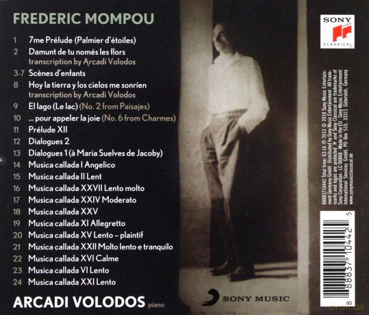 Arcadi Volodos: Volodos plays Mompou [CD]