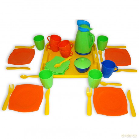 Alisa Zestaw naczyń z tacą w siatce