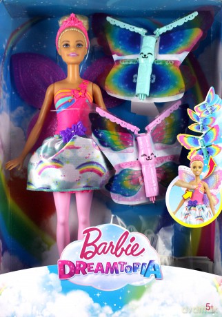 Barbie Wróżka latające skrzydełka