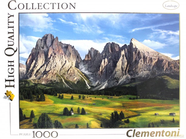 CLEMENTONI 1000 el. Hihg Quality The Coronation Of The Alps [PUZZLE]