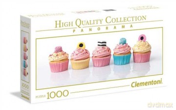 CLEMENTONI 1000 el. Panorama High Quaity Liquorice Cupcakes [PUZZLE]