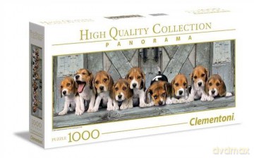 CLEMENTONI 1000 el. Panorama High Quality Beagles [PUZZLE]