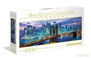 CLEMENTONI 1000 el. Panorama High Quality New York Brooklyn bridge [PUZZLE]