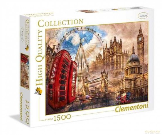 CLEMENTONI 1500 el. High Quality Vintage London [PUZZLE]