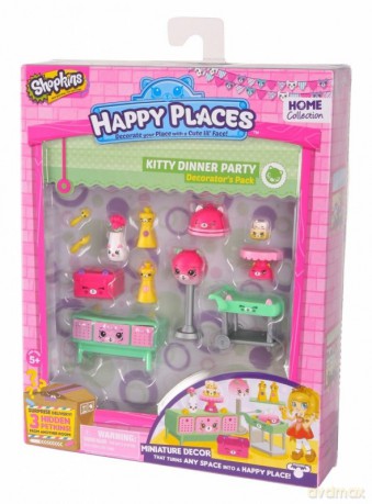 Happy Places S2, Zestaw dekoratora Kitty Dinner [FIGURKA]