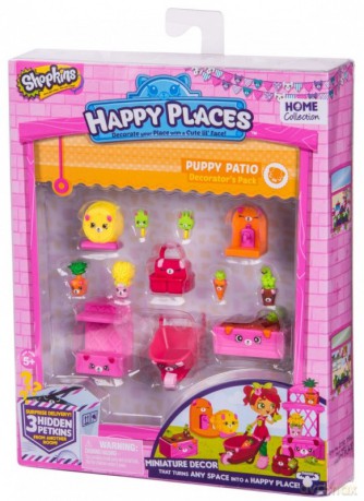 Happy Places S2, Zestaw dekoratora Puppy Patio [FIGURKA]