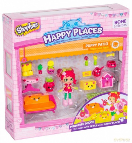 Happy Places S2, Zestaw startowy Puppy Patio [FIGURKA]