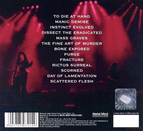Malevolent Creation: The Fine Art Of Murder (Remastered) (digipack) [CD]