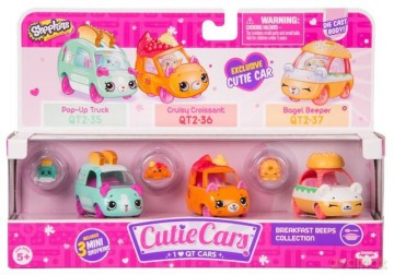 Shopkins Cutie Cars S2 3-pak Breakfast Beeps Collection [FIGURKA]