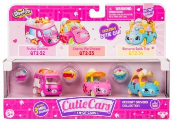 Shopkins Cutie Cars S2 3-pak Dessert Drivers Collection [FIGURKA]