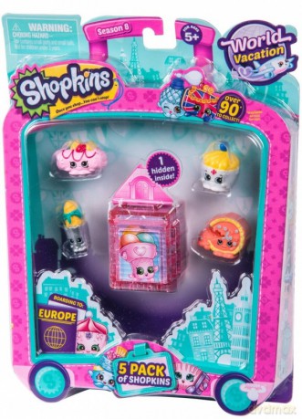 Shopkins S8 Wakacje - 5-pak [FIGURKA]