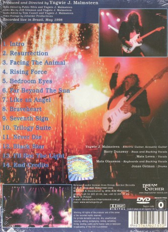 Yngwie Malmsteen: Live !!! (digipack) [DVD]