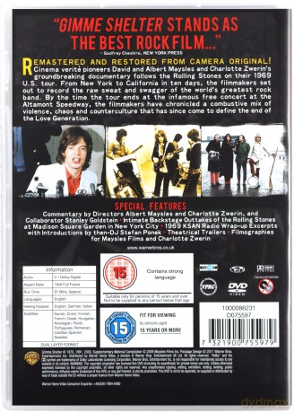 The Rolling Stones: Gimme Shelter [DVD]